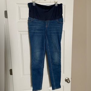 Old Navy Full Panel Maternity Skinny Jeans 10 Long